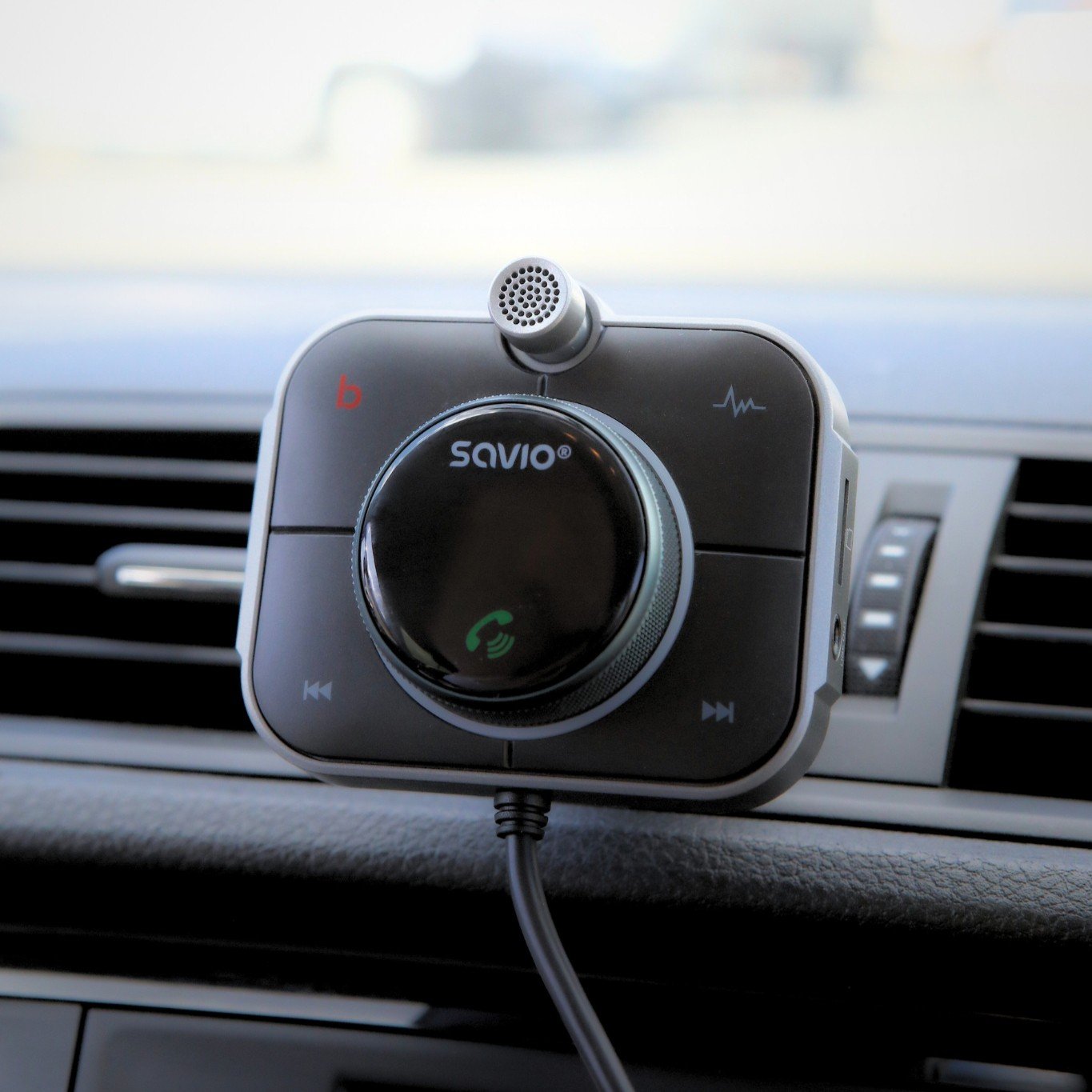 EAN 5901986047810 - Savio TR-14 Transmiter FM z Bluetooth i ładowarką PD 87,6 - 107,9 MHz Bluetooth/USB Negro imagen 20