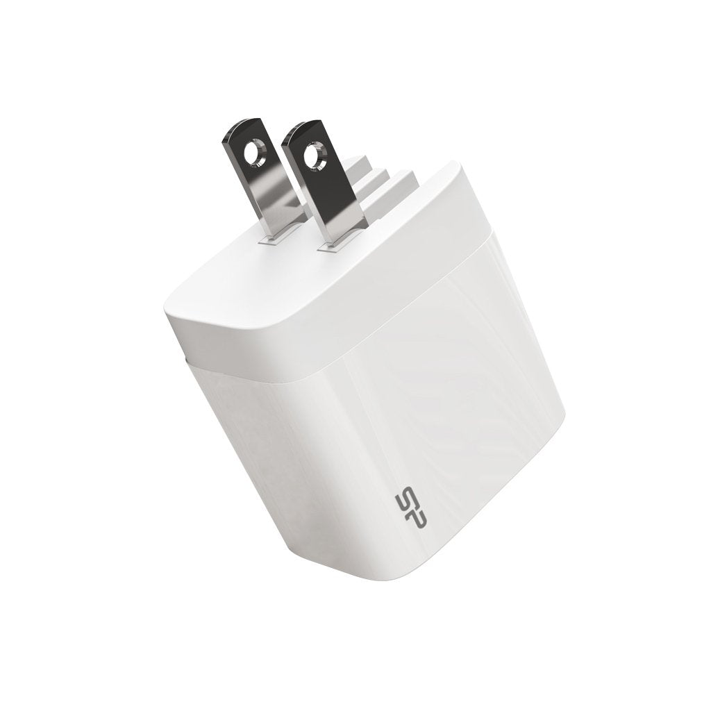 Cargador De Pared Qm16 20w Usb Usb-C Blanco
