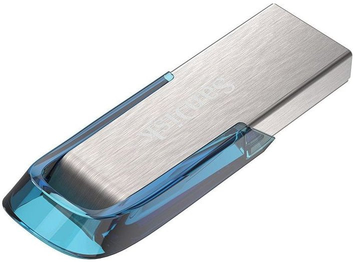 EAN 0619659163051 - SanDisk Ultra Flair unidad flash USB 64 GB USB tipo A 3.2 Gen 1 (3.1 Gen 1) Azul, Plata imagen 4