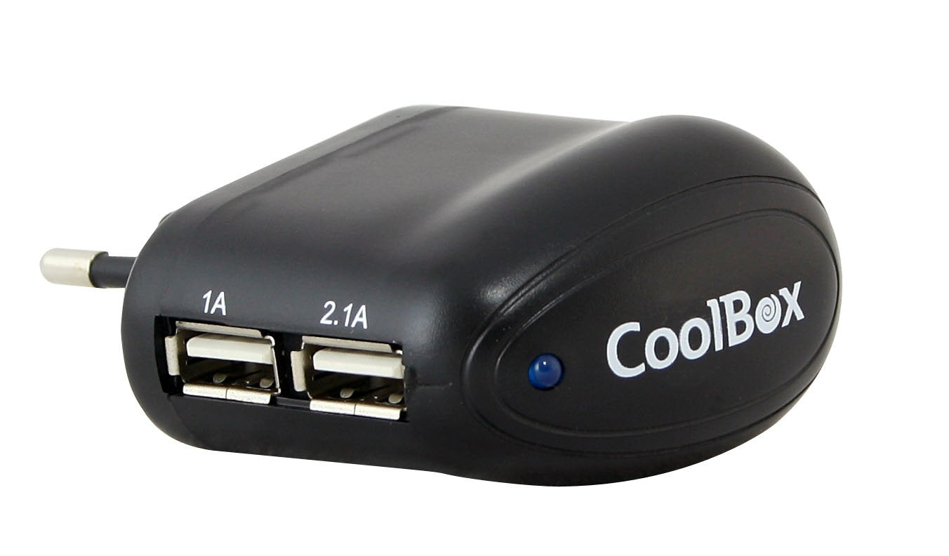 EAN 8437012429710 - CoolBox UX-2 Universal Negro Corriente alterna Interior imagen 1