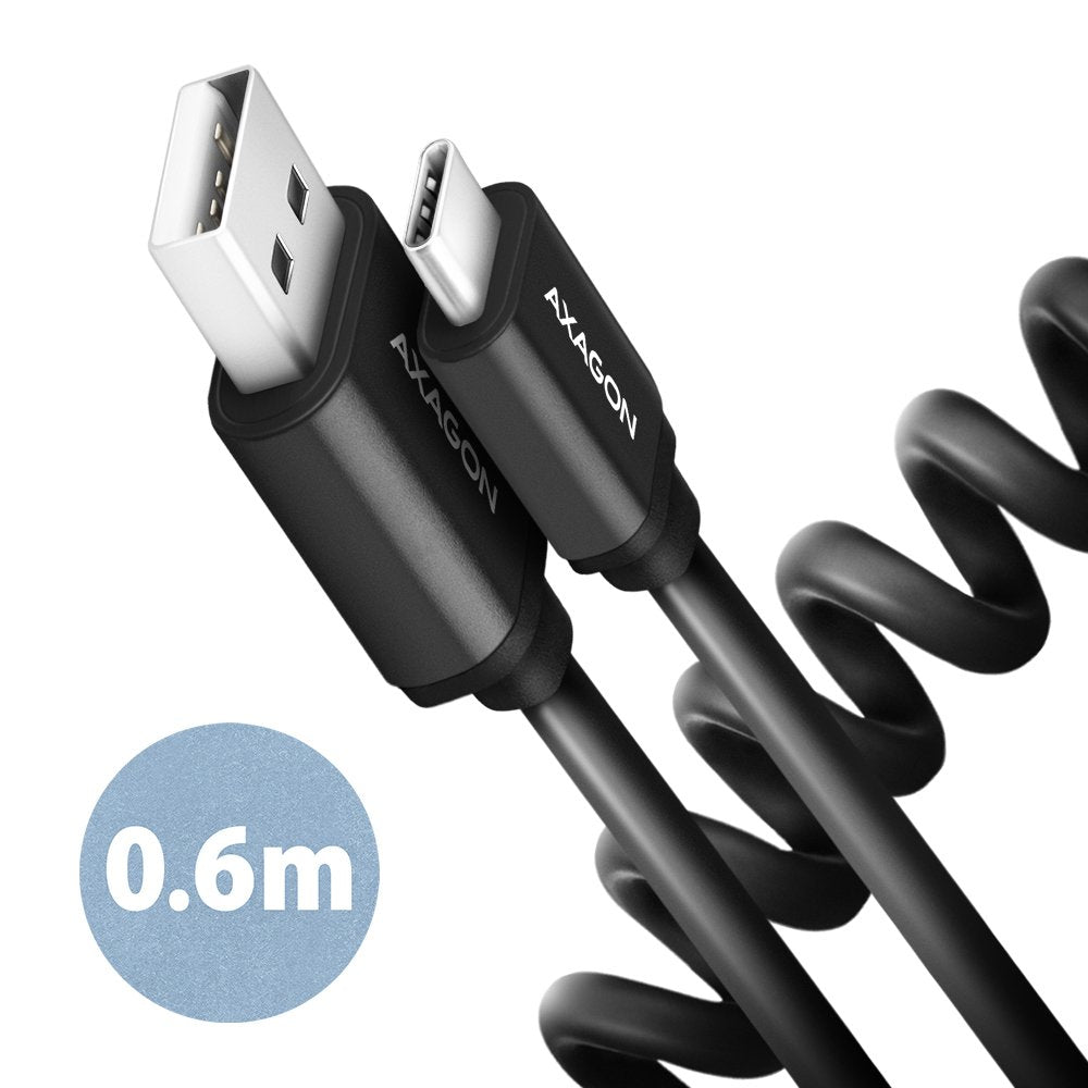 EAN 8595247905901 - Axagon BUCM-AM10TB cable USB USB 2.0 0,6 m USB C USB A Negro imagen 1