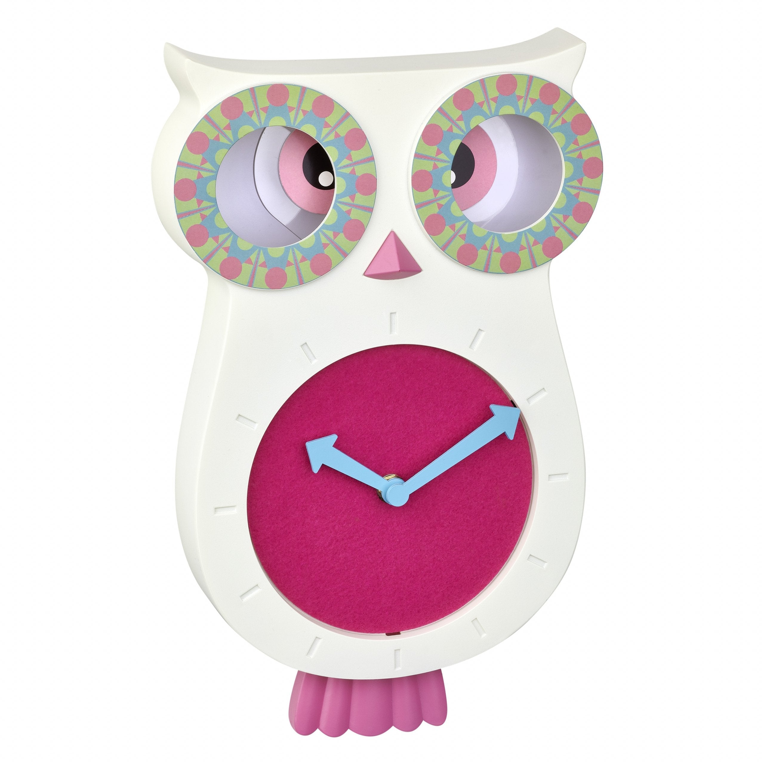 Tfa 60.3052.06 Azul/Verde Reloj De Péndulo Lucy Kids Búho