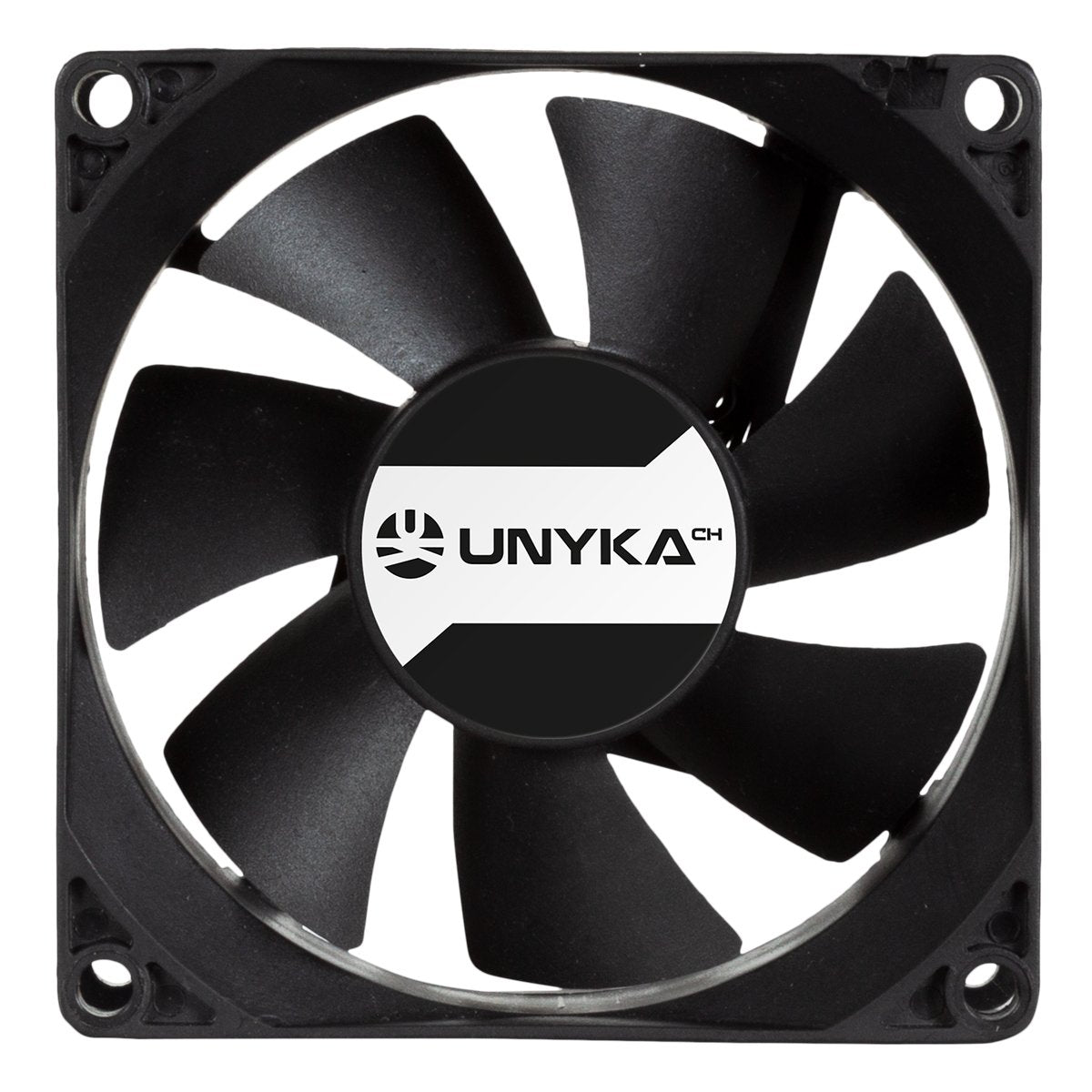EAN 6940533543503 - UNYKAch 80.80.25 sistema de refrigeración para ordenador Carcasa del ordenador 8 cm Negro imagen 2
