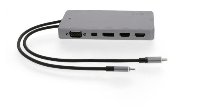 EAN 5704174812593 - LMP Display Dock 2 Alámbrico USB 3.2 Gen 1 (3.1 Gen 1) Type-C Gris imagen 2