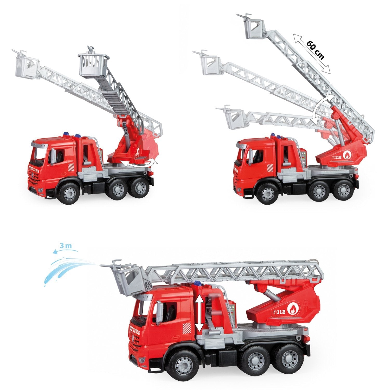 EAN 4006942873906 - Lena Worxx Fire truck with ladder Arocs imagen 3