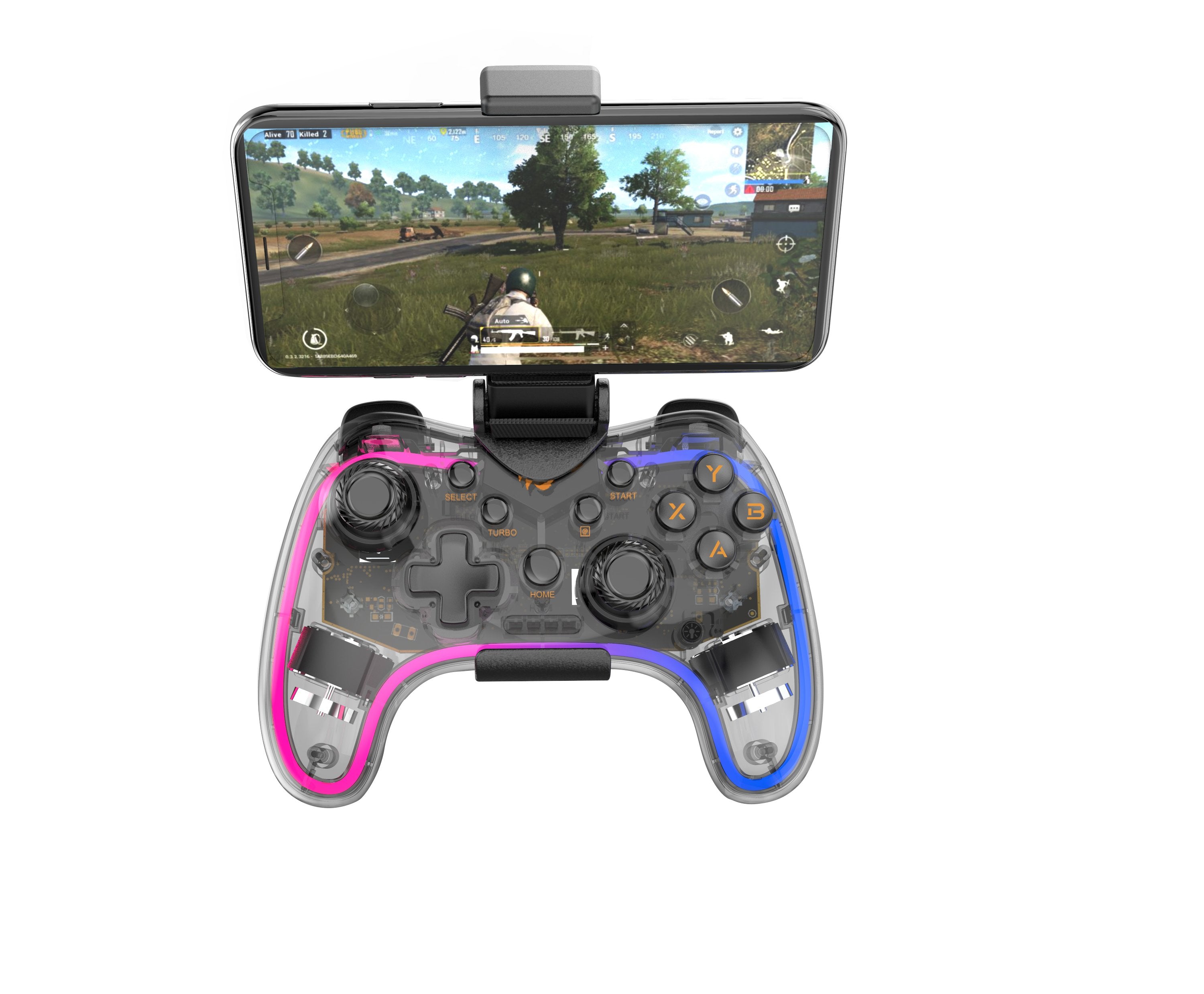 EAN 6939119044664 - Havit 6939119044664 mando y volante Transparente Gamepad Android, Nintendo Switch, PC, PlayStation 4, iOS imagen 5
