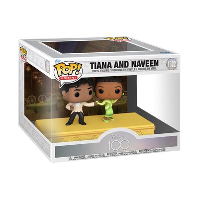 Funko Pop Moment Pack De 2 Disney 100 Aniversario Tiana & Naveen 67976