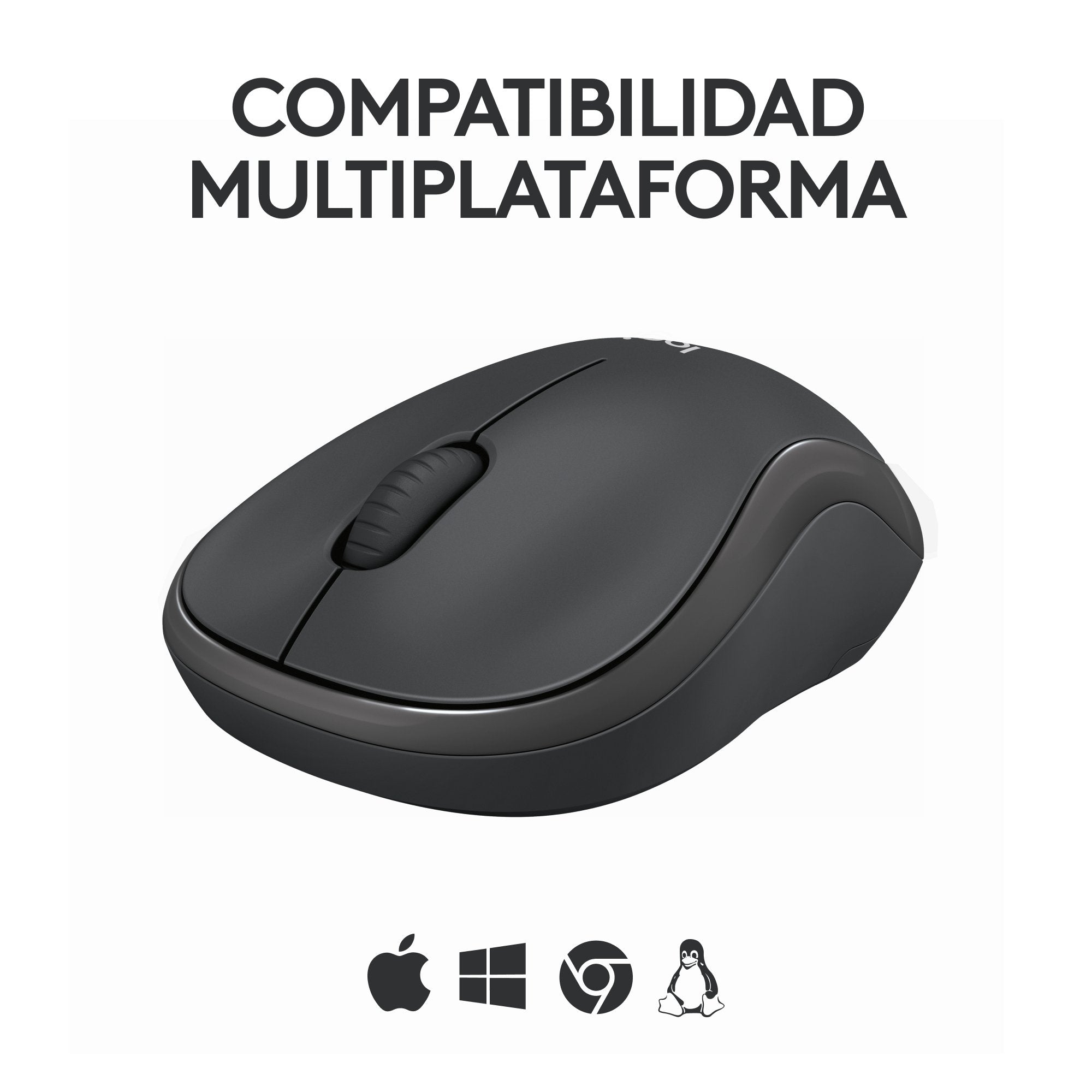 Ratón Logitech M240 Silent Ambidextro Bluetooth Graphite 910-007119