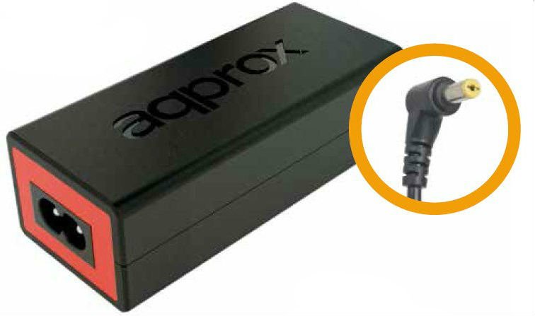 EAN 8435099522249 - Approx appA07 adaptador e inversor de corriente Interior 90 W Negro, Rojo imagen 1