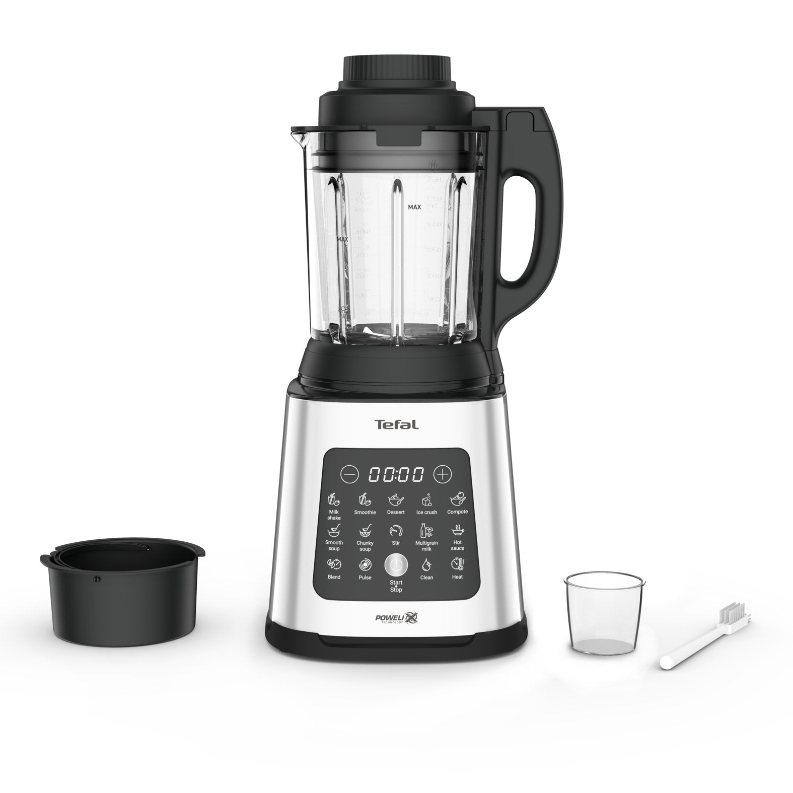 Batidora Tefal Bl83sd30, 1,75 L, Bote De Cristal, Plata