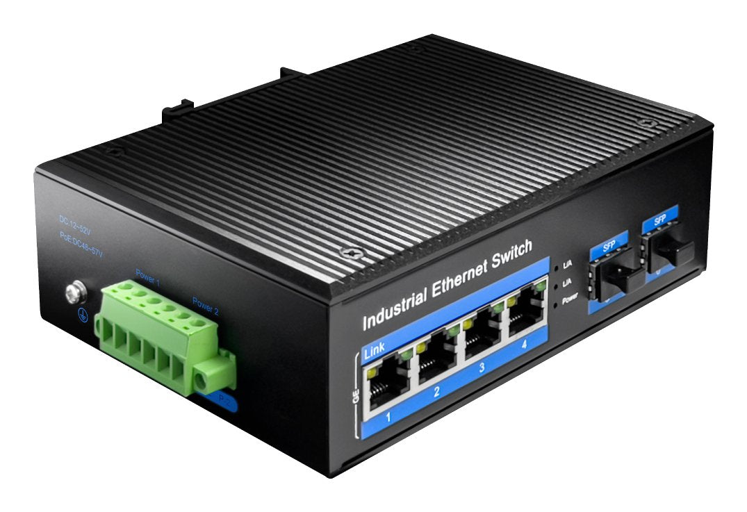EAN 6971690792237 - Cudy IG1004S2P switch No administrado Gigabit Ethernet (10/100/1000) Energía sobre Ethernet (PoE) Negro imagen 2