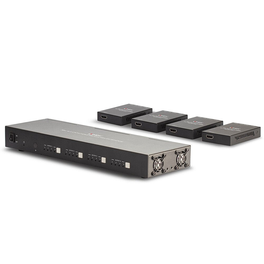 EAN 4002888383288 - Lindy 38328 extensor audio/video Transmisor y receptor de señales AV Negro imagen 2