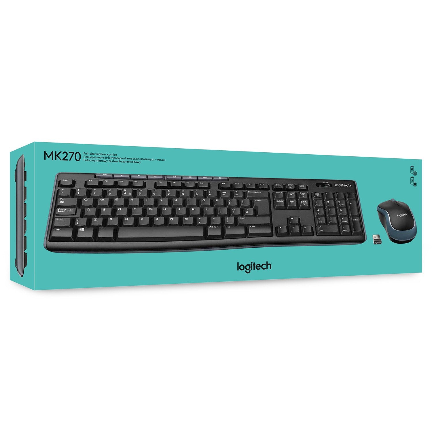 EAN 5099206039308 - Logitech 920-004524 teclado Ratón incluido Oficina RF inalámbrico AZERTY Belga Negro imagen 8