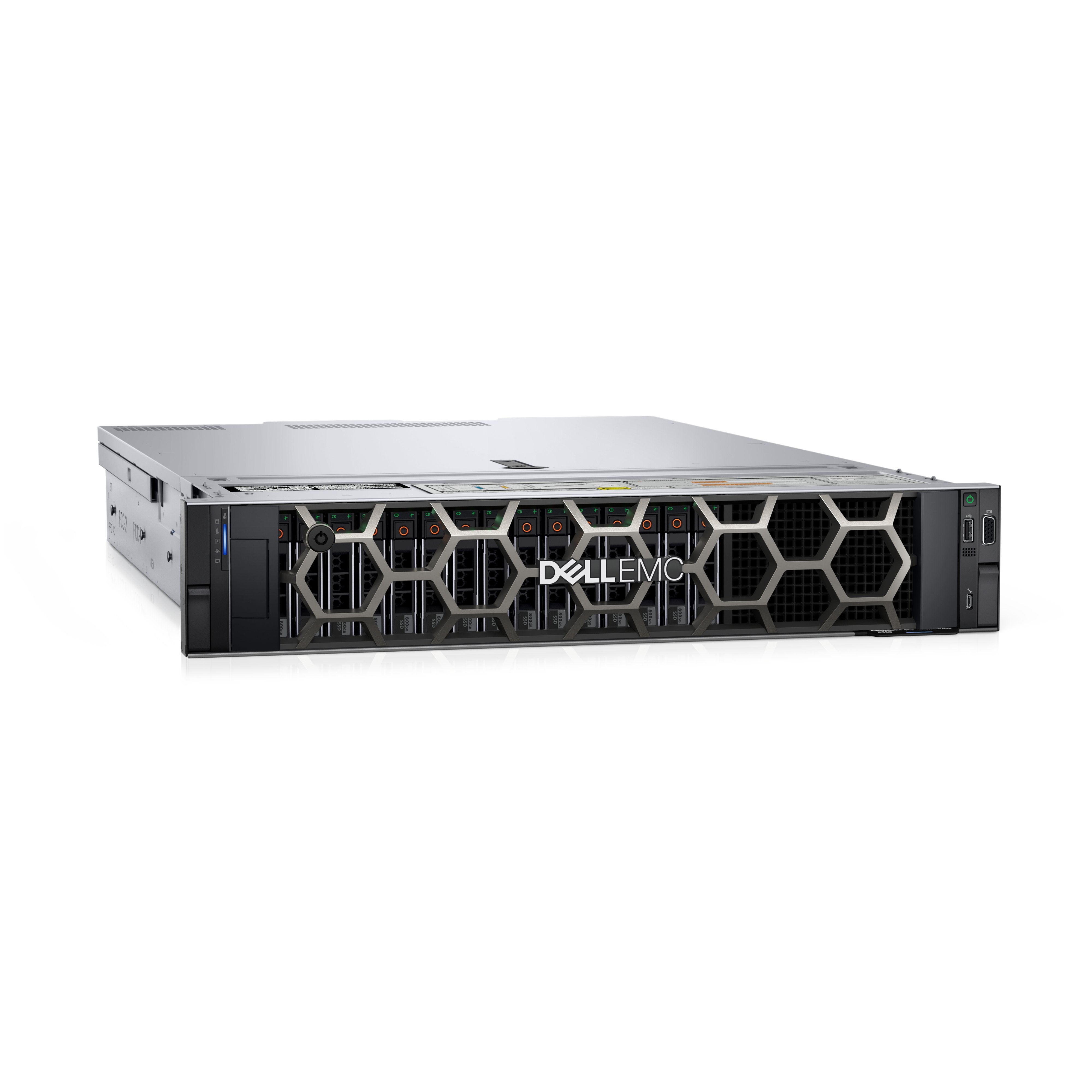 Dell Servidor Poweredge R550 3.5" Chassis Intel® Xeon® Silver 4314 1x 32gb Rdimm 1x 480gb Ssd Sata Front Perc H755 Front Load Idrac9 Enterprise 15g