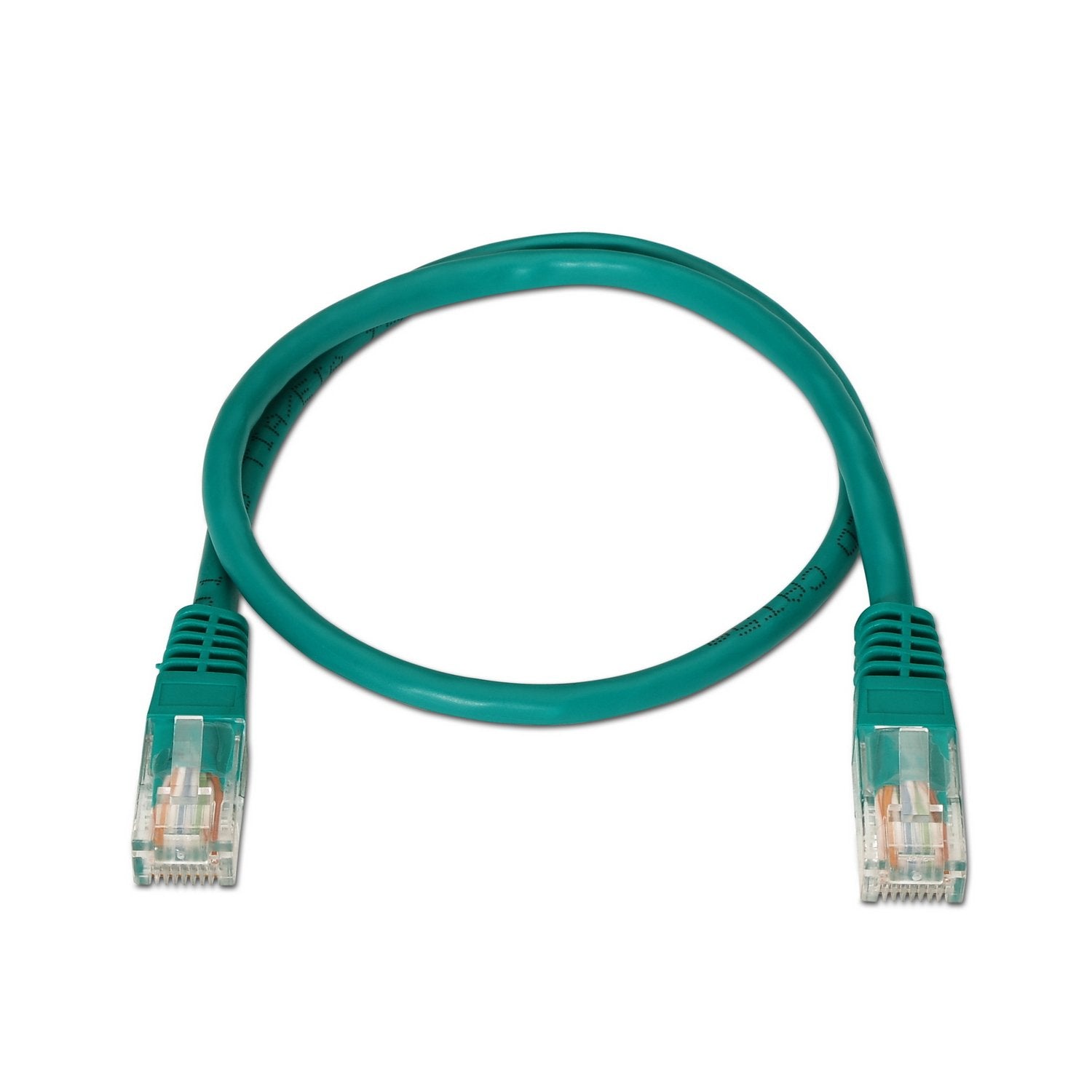 EAN 8436574701920 - AISENS A133-0193 cable de red Verde 0,5 m Cat5e U/UTP (UTP) imagen 2