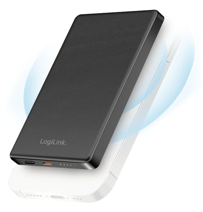 EAN 4052792076325 - LogiLink PA0352 batería externa 5000 mAh Cargador inalámbrico Negro imagen 5