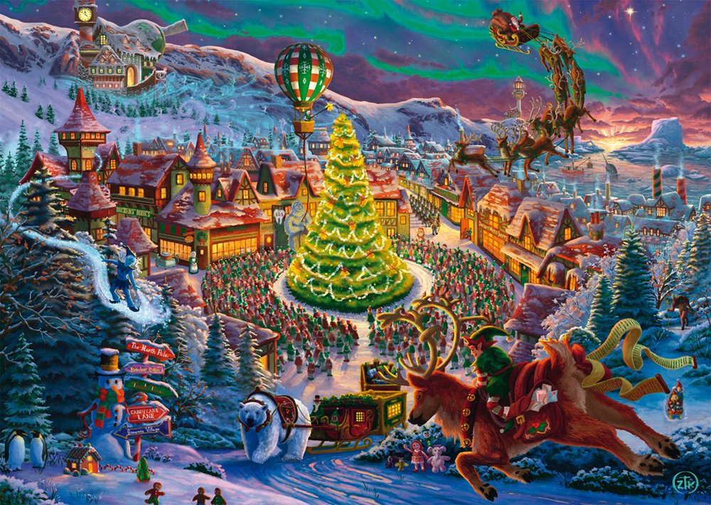 Schmidt Spiele Zac Kinkade: Santas Nordpol (1000 Teile) 58609