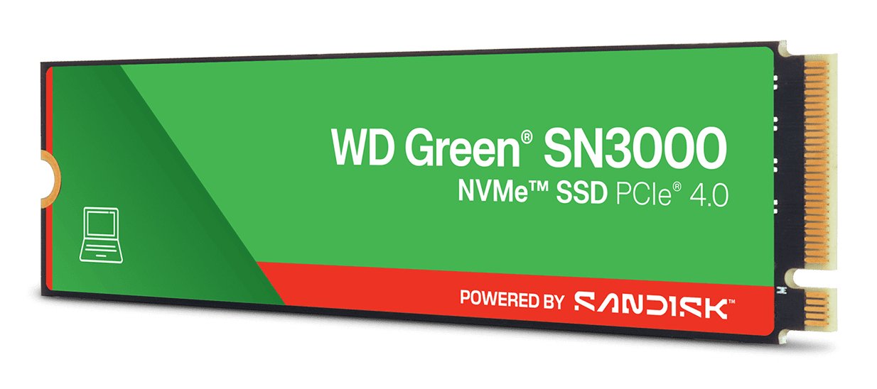 EAN 718037904603 - SanDisk Green SN3000 1 TB M.2 PCI Express 4.0 NVMe QLC 3D NAND imagen 1