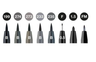 EAN 4005401671718 - Faber-Castell 167171 rotulador Negro, Gris 1 pieza(s) imagen 2