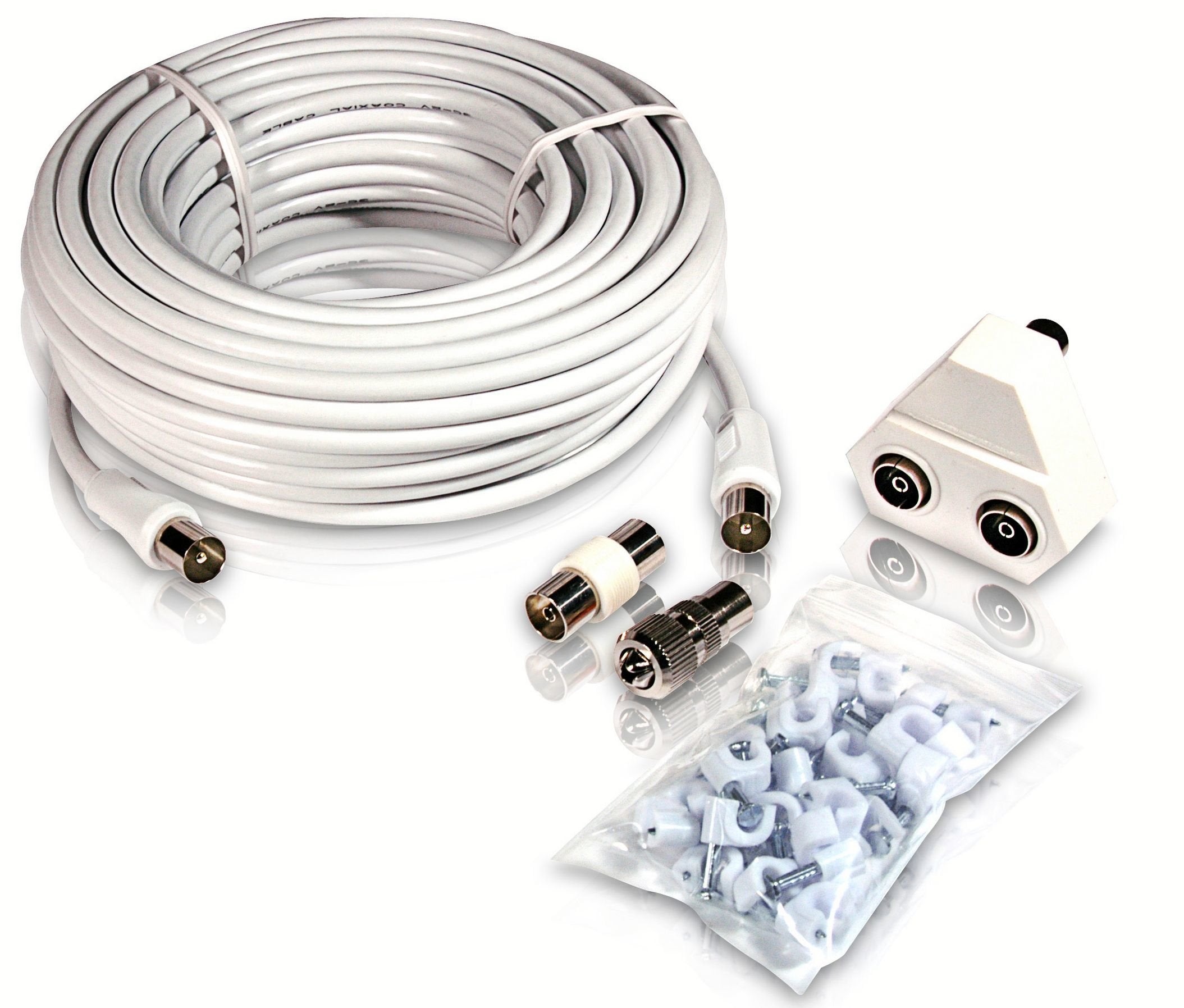 EAN 8710895994880 - Philips SWV2209W/10 cable coaxial 15 m Pal M imagen 1