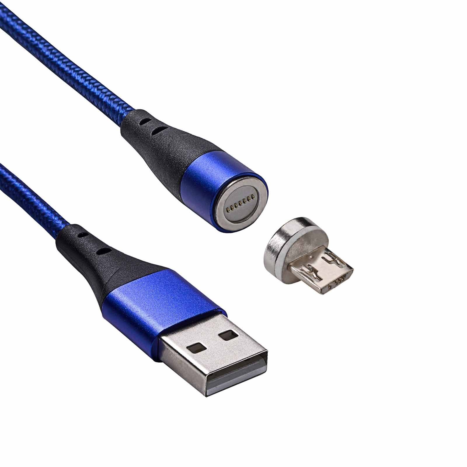 Akyga Cable Usb Ak-Usb-47 Usb A M Micro Usb B M Magnetic Ver. 2.0 1.0m