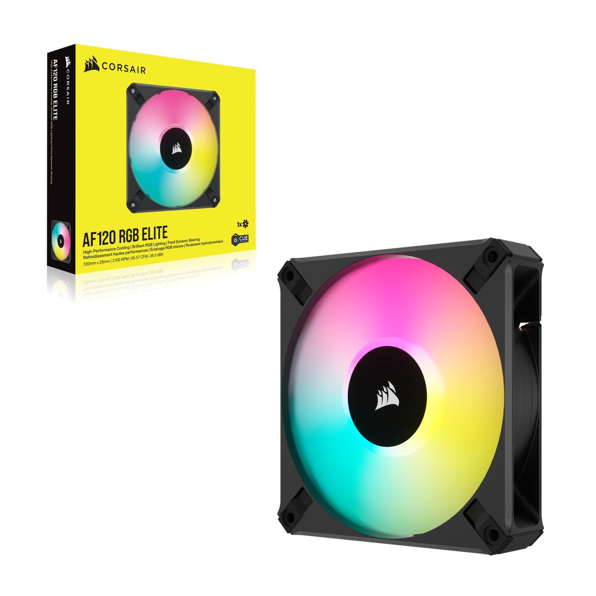EAN 840006662259 - Corsair CO-9050153-WW sistema de refrigeración para ordenador Carcasa del ordenador Ventilador 12 cm Negro imagen 2