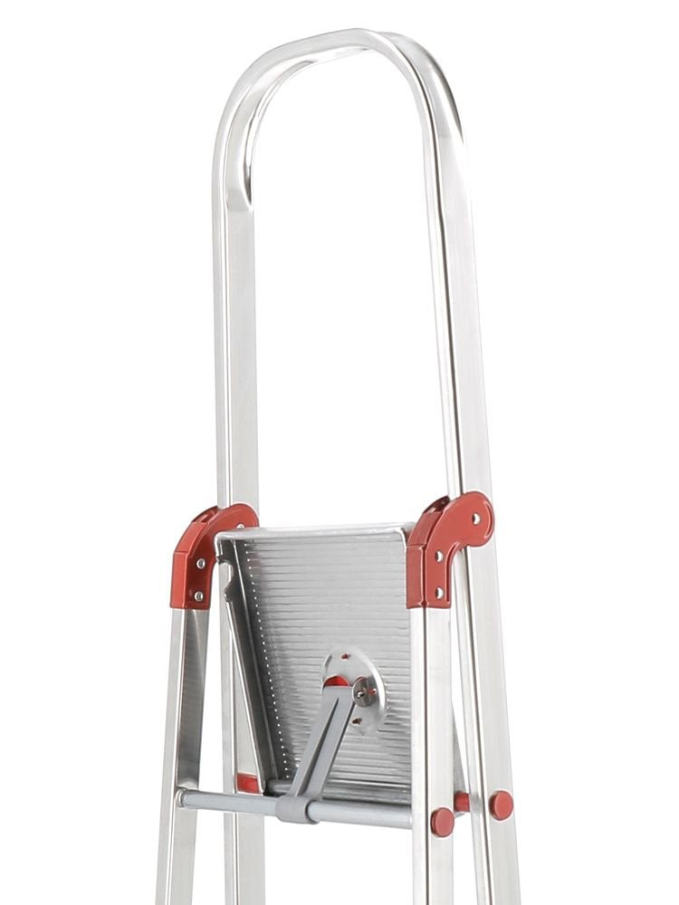 EAN 8420812958078 - Rolser UNI003 escalera Escalera taburete Aluminio, Rojo imagen 3