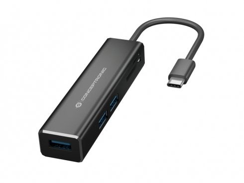 EAN 4015867224038 - Conceptronic DONN08B base para portátil y replicador de puertos USB 3.2 Gen 1 (3.1 Gen 1) Type-C Negro imagen 3