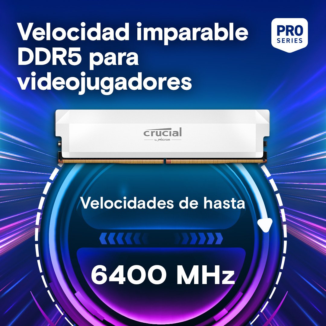 EAN 0649528945778 - Crucial Pro CP2K32G64C40U5W módulo de memoria 64 GB 2 x 32 GB DDR5 288-pin DIMM imagen 2