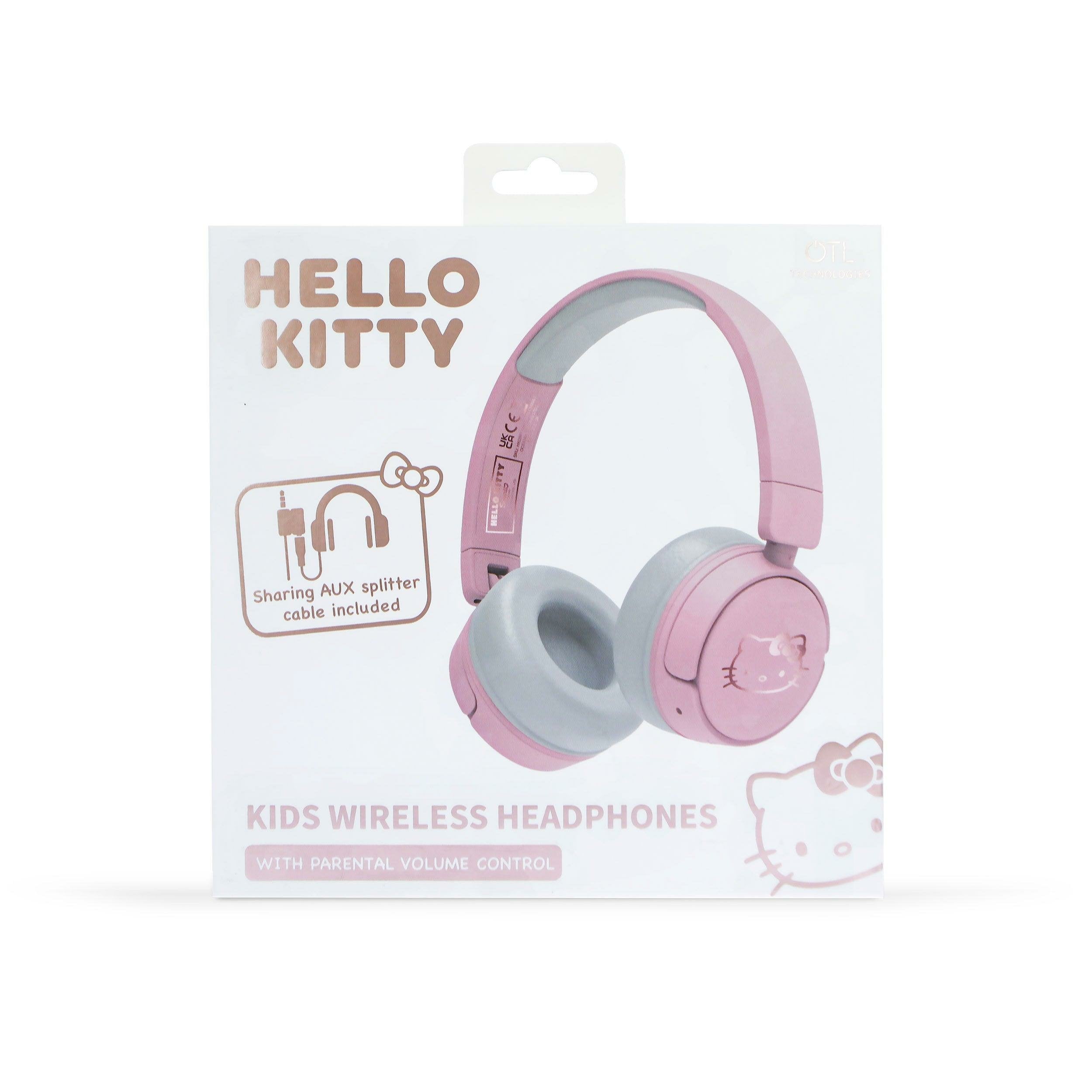 Auriculares Inalambricos Infantiles Rose Gold Hello Kitty