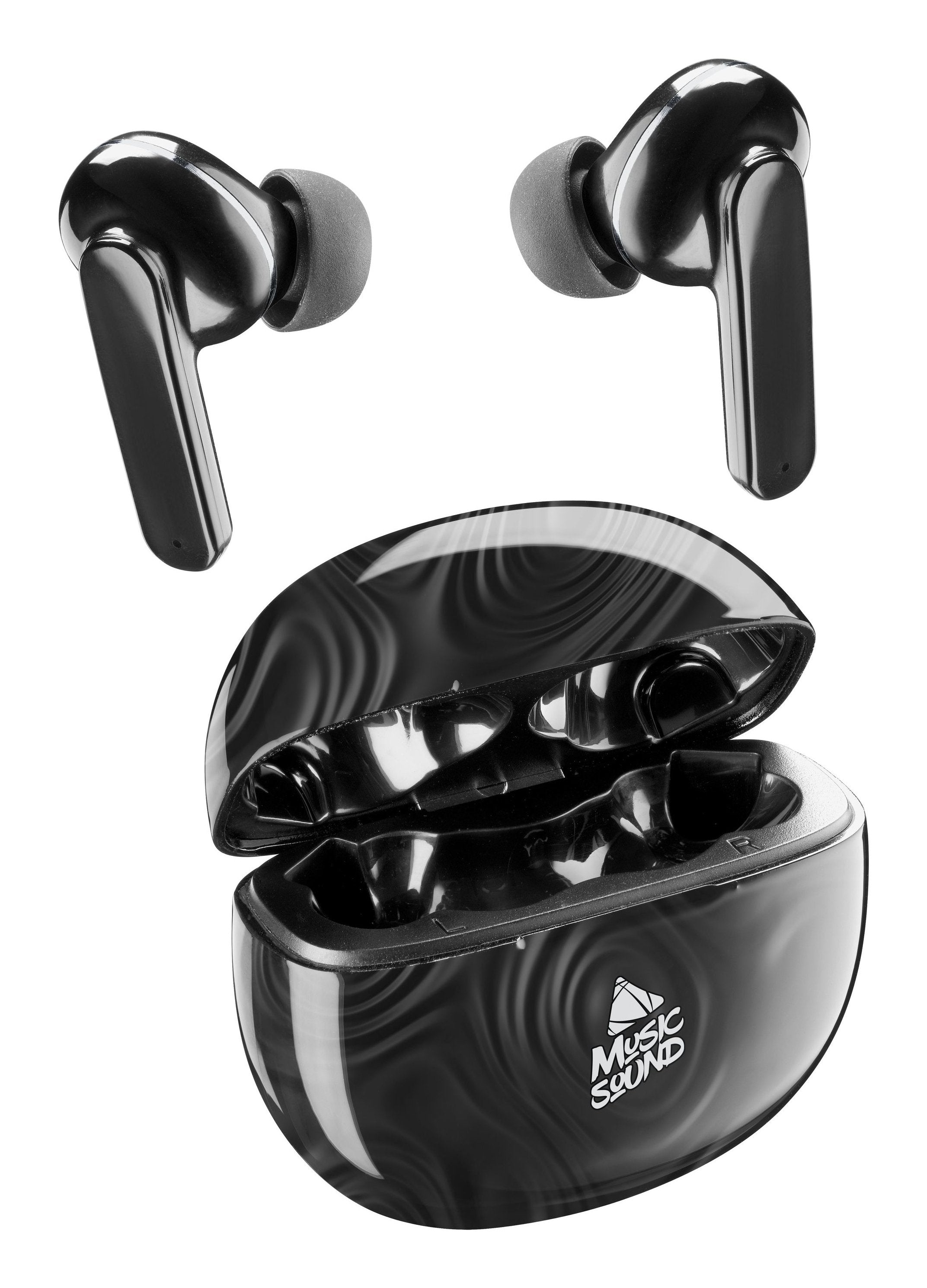 EAN 8018080435119 - Music Sound 8018080435119 True Wireless Stereo (TWS) Dentro de oído Llamadas/Música Negro imagen 3