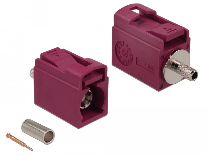 Delock Fakra L Jack De 21 Mm (Corto) Para Crimpar