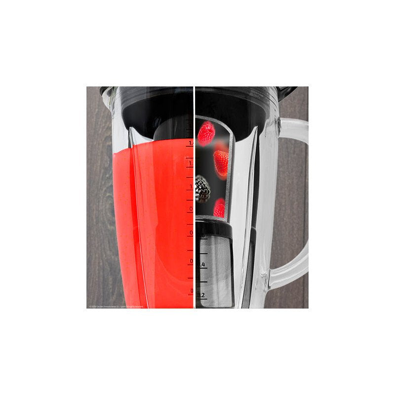 Batidora De Vaso Power Black Titanium 1800 Smart 1800w 9 Velocidades Capacidad 1.8l