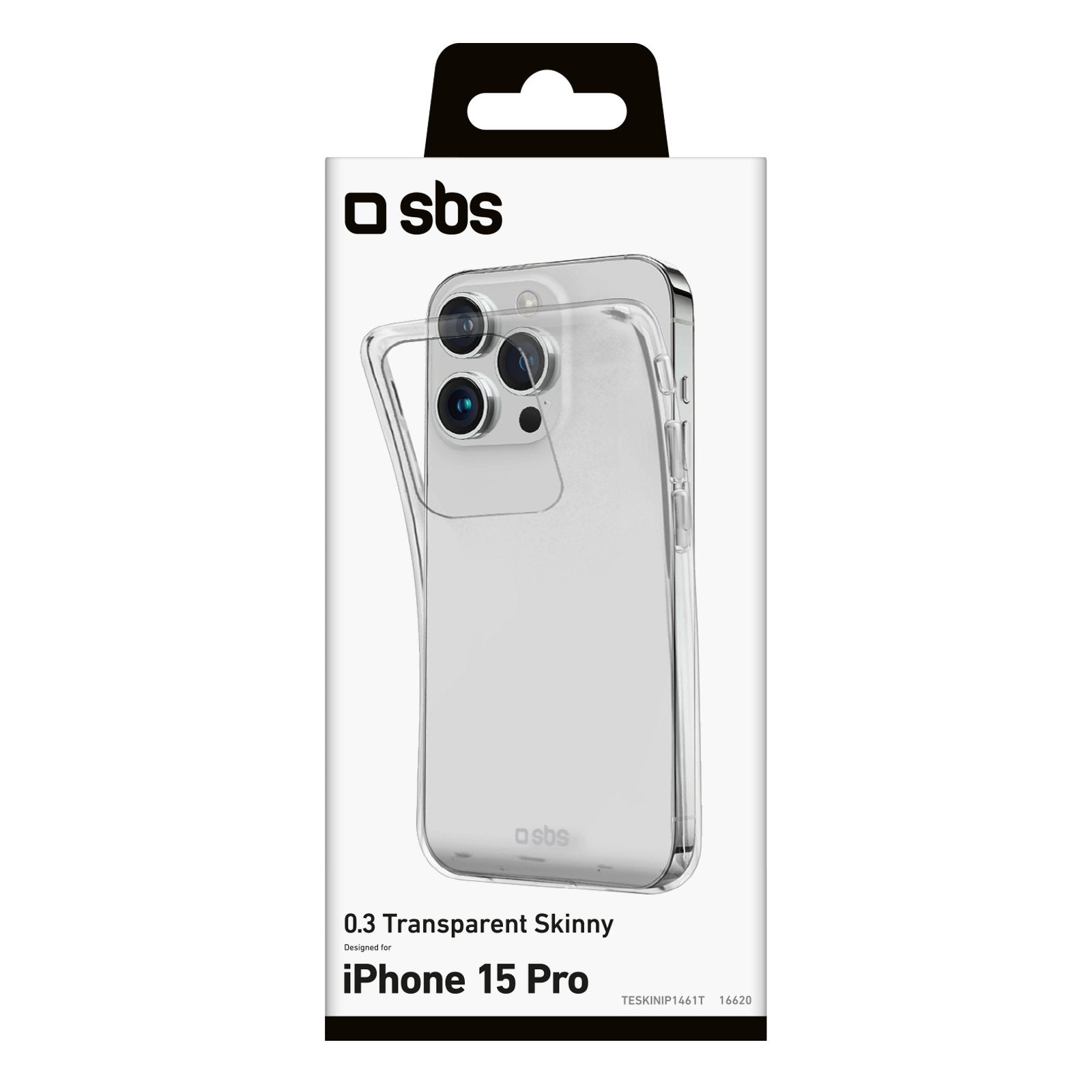 Sbs Teskinip1561pt Funda Para Iphone 15 Pro (6.1") Transparente