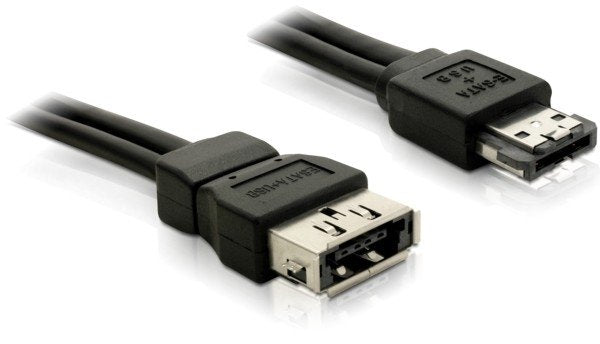 Delock Power Over Esata 5v Verlängerungscable Stecker-Buchse 1m