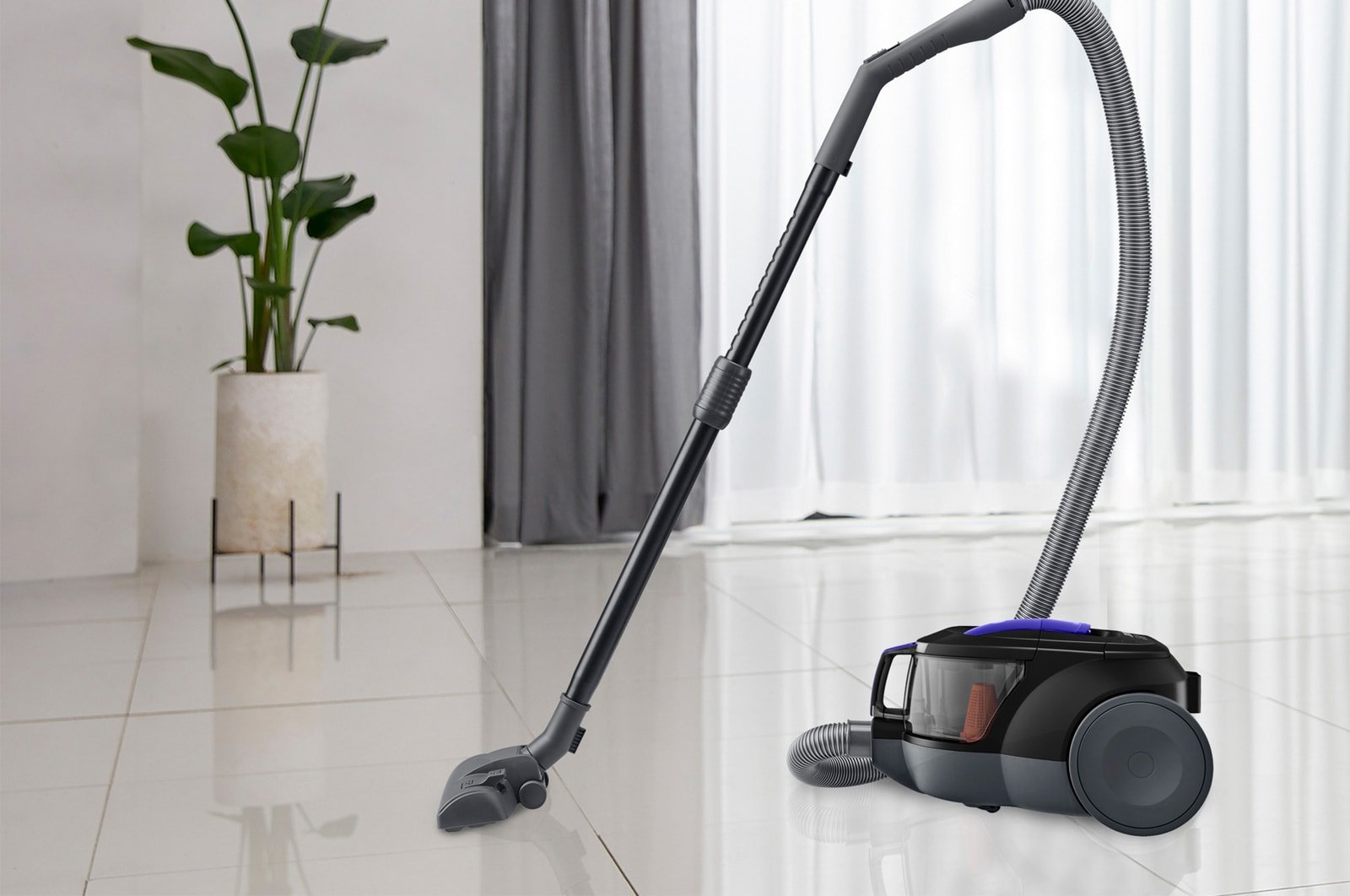 Aspirador De Trineo Lg Vc5506nhtb 650w