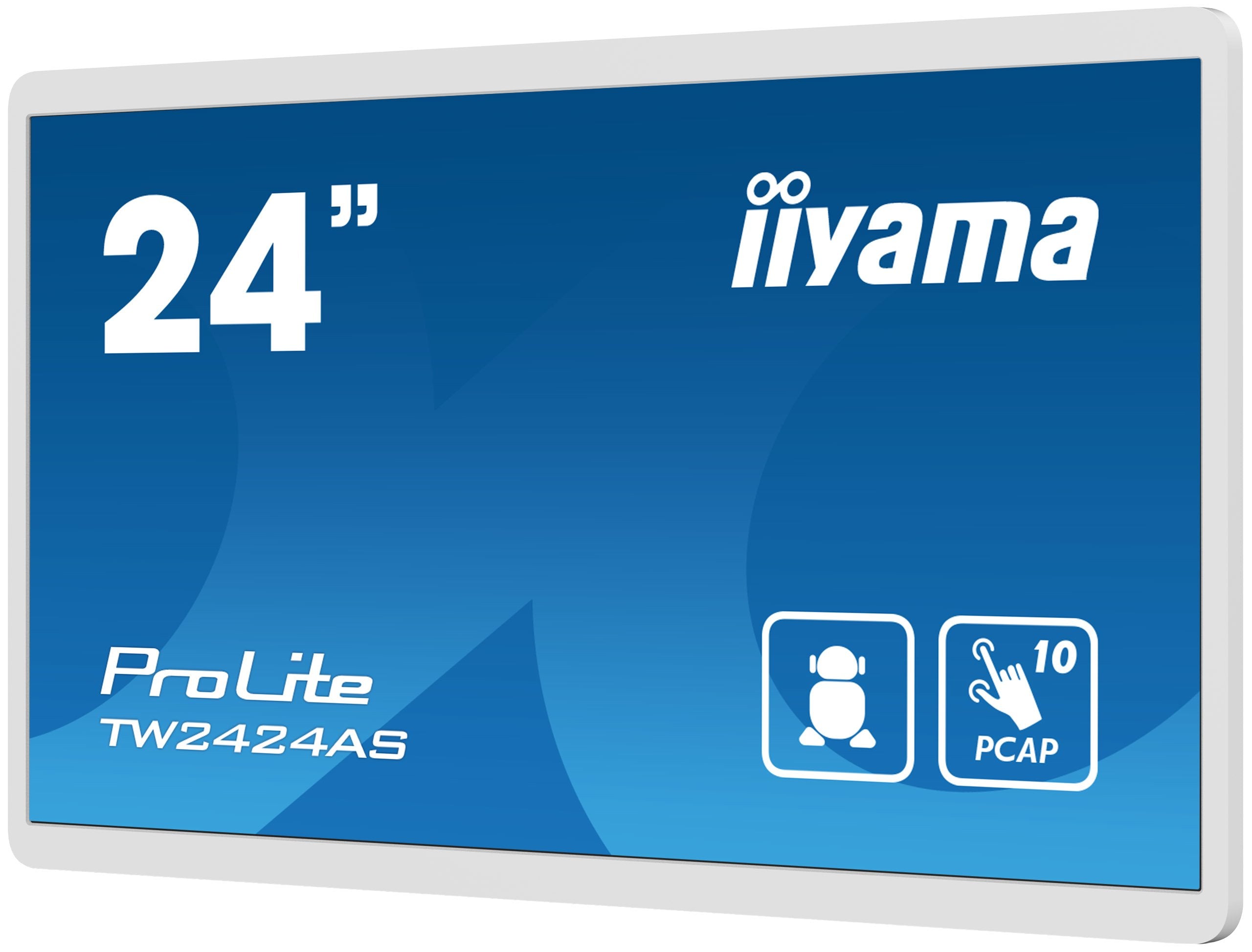 EAN 4948570122950 - iiyama TW2424AS-W1 pantalla para PC 60,5 cm (23.8") 1920 x 1080 Pixeles 4K Ultra HD Pantalla táctil Negro imagen 4