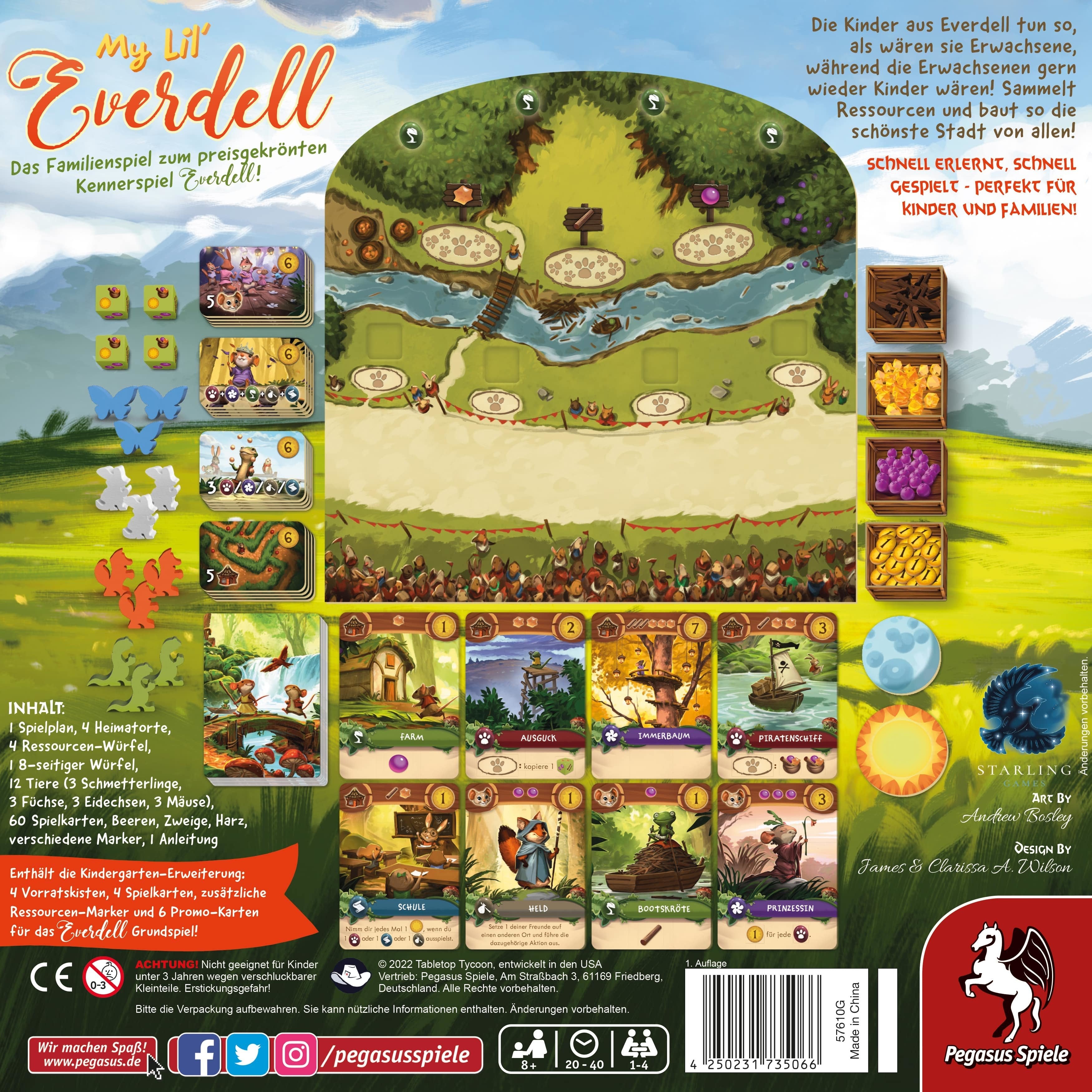 Pegasus My Lil' Everdell, Juego De Mesa 57610g