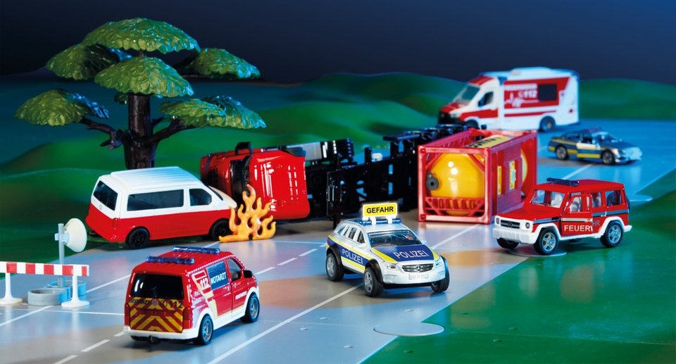 Siku Super Mercedes-Benz Clase E Todo Terreno 4x4 Policía, Modelo De Vehículo 10230200000