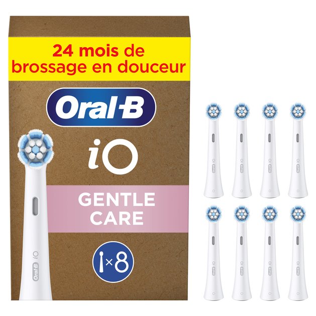 EAN 8700216774130 - Oral-B iO Gentle Care 8 pieza(s) Blanco imagen 1
