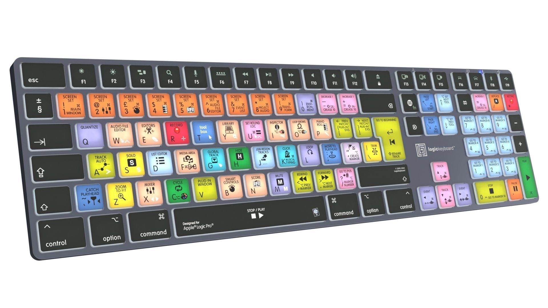 EAN 5707795022303 - Logickeyboard LKB-LOGXP2-TM-UK teclado Oficina Bluetooth QWERTY Inglés Gris, Titanio imagen 3