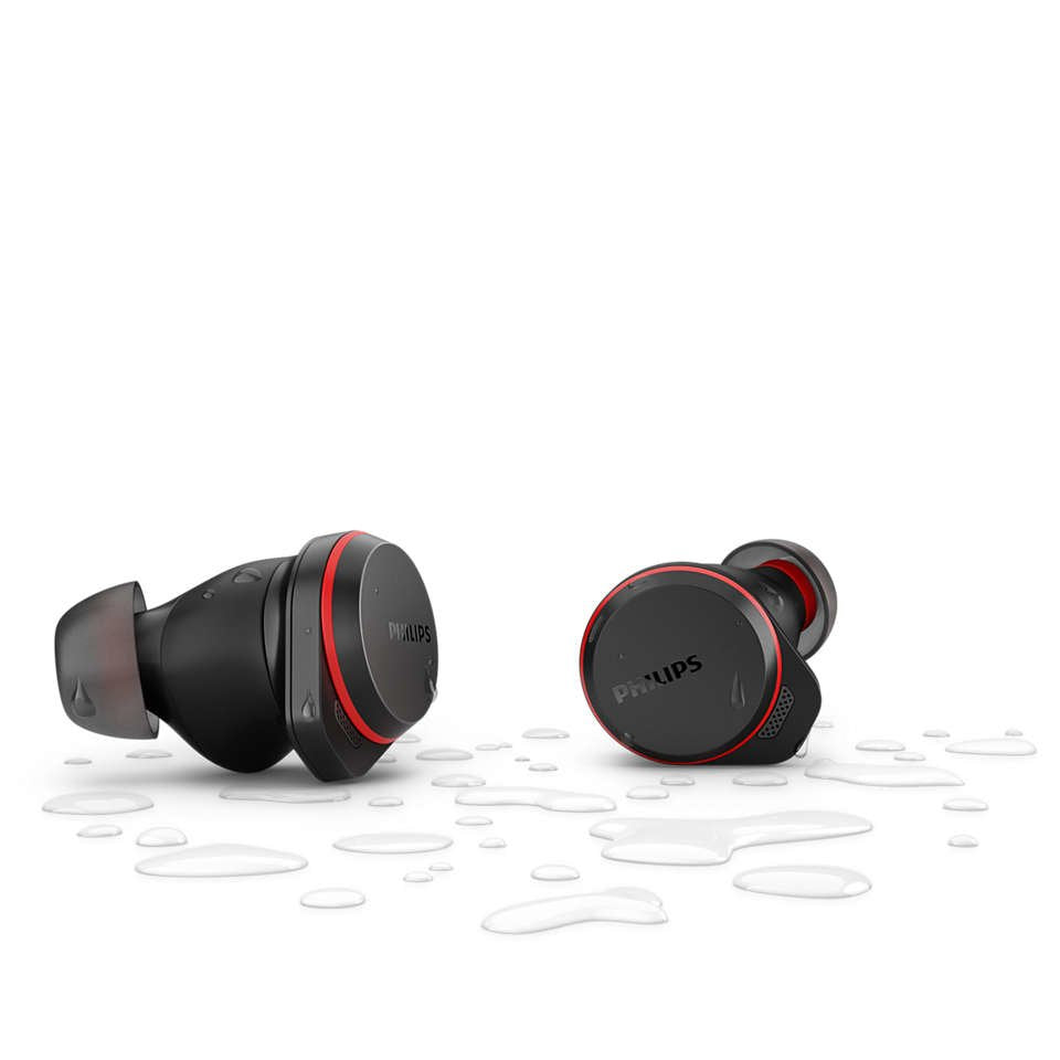 Philips Taa7507bk/00 Auriculares Inalámbrico Bluetooth Negro, Rojo