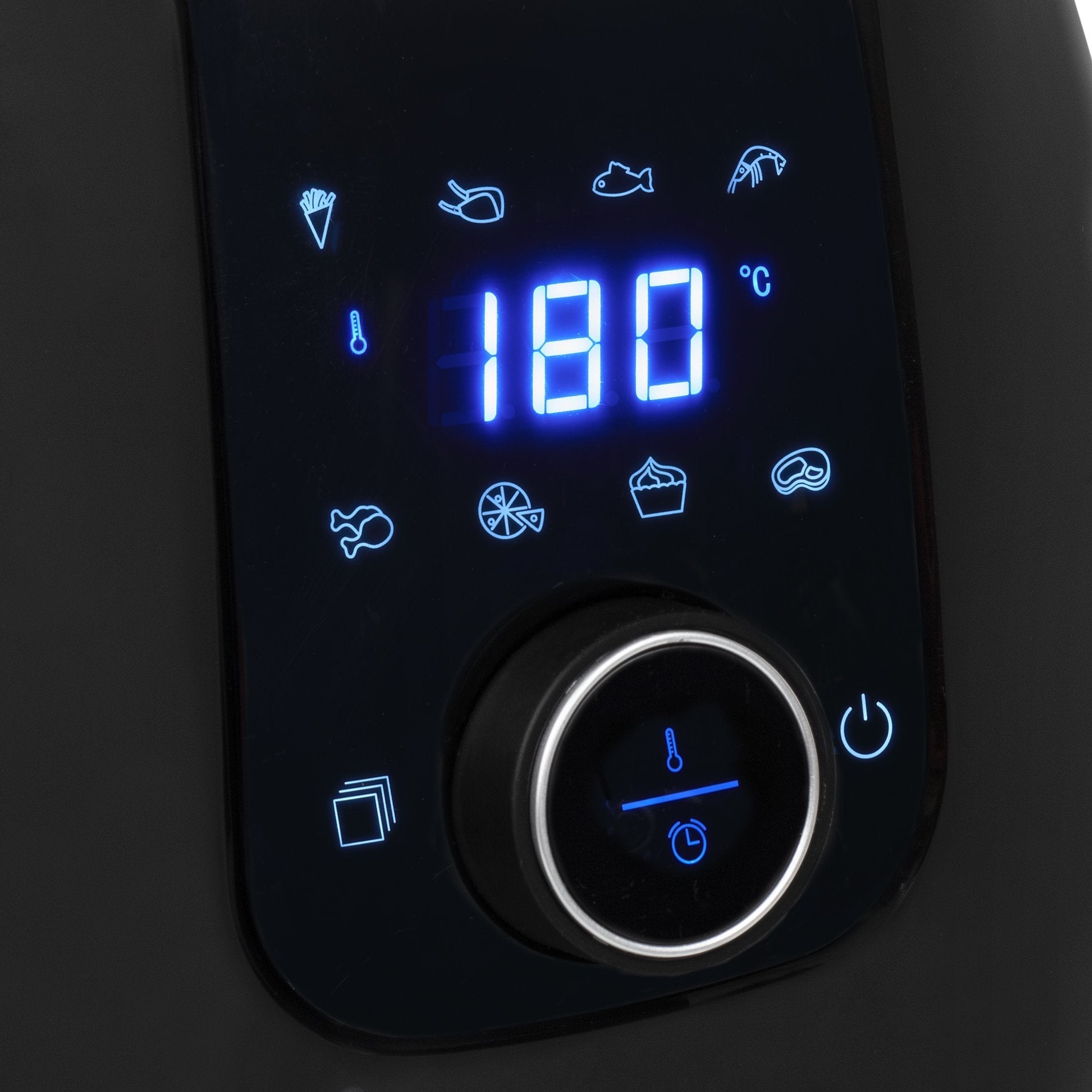 Freidora Por Aire Sin Aceite Princess Digital Xxl 182025 1500w Capacidad 4.5l