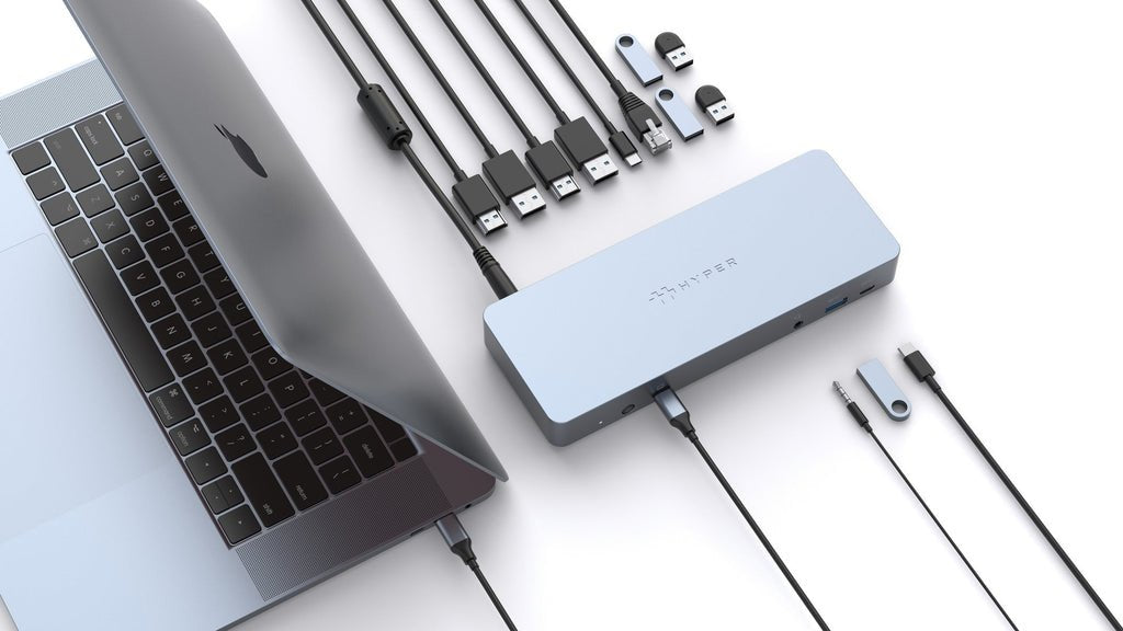 EAN 0817110016049 - HYPER HD-GD1000-EU base para portátil y replicador de puertos Acoplamiento USB 3.2 Gen 1 (3.1 Gen 1) Type imagen 5