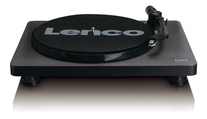 Tocadiscos Lenco L-30 Black De Tracción Por Correa Negro