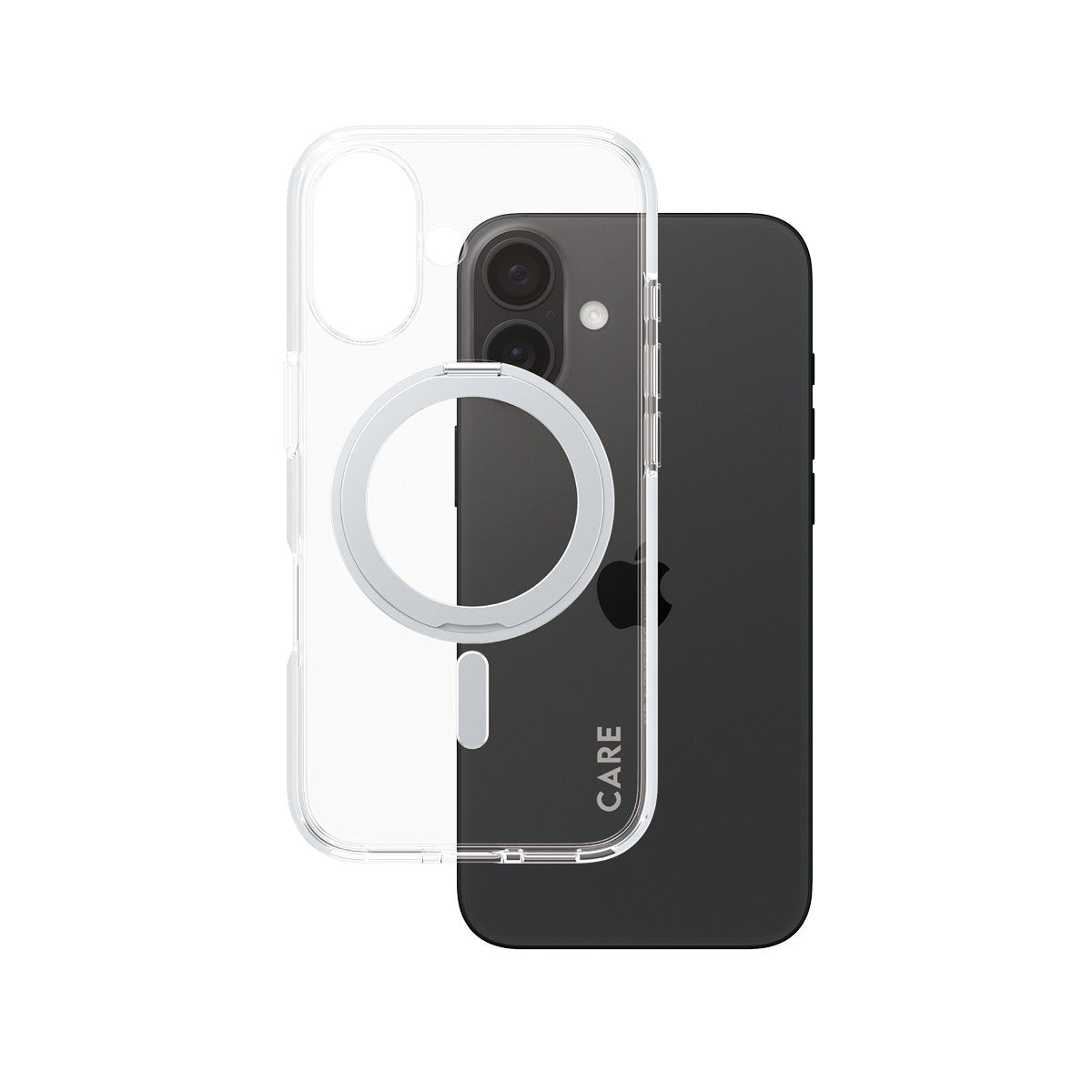 Panzerglass Care Feature Kickstand Iphone 16 Silber