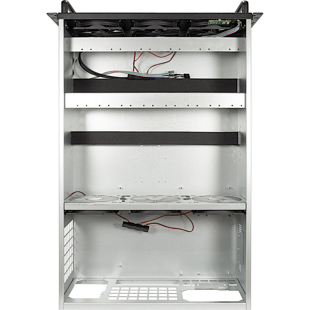 EAN 4260455647779 - Inter-Tech IPC 4W40 Mining-Rack Estante Negro imagen 4