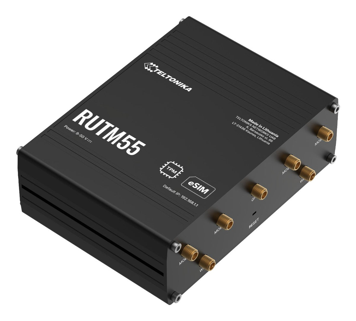 EAN 4779051844456 - Teltonika 5G industrial router with RS232/485 router inalámbrico Gigabit Ethernet Doble banda (2,4 GHz / imagen 2