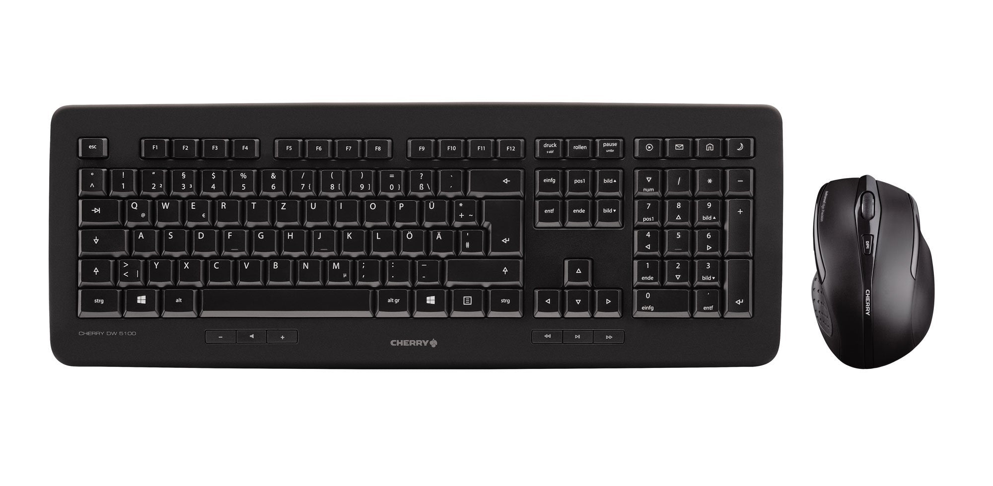 EAN 4025112087578 - CHERRY DW 5100 teclado Ratón incluido Universal RF inalámbrico Suizo Negro imagen 1