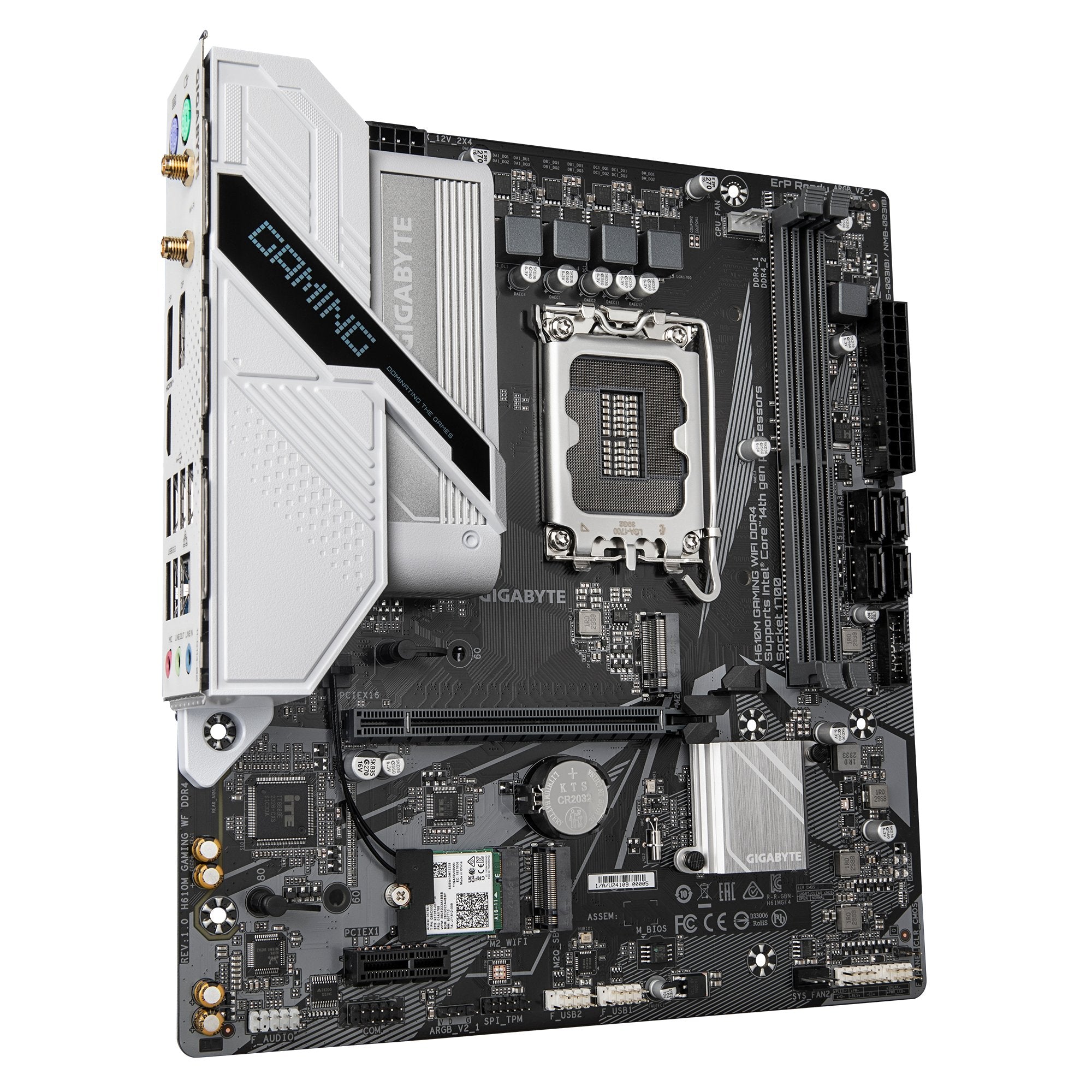 EAN 4719331861766 - GIGABYTE H610M GAMING WF DDR4 placa base Intel H610 Express LGA 1700 micro ATX imagen 3